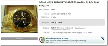 Only USD31 for a Seiko 5 Sports. No way.